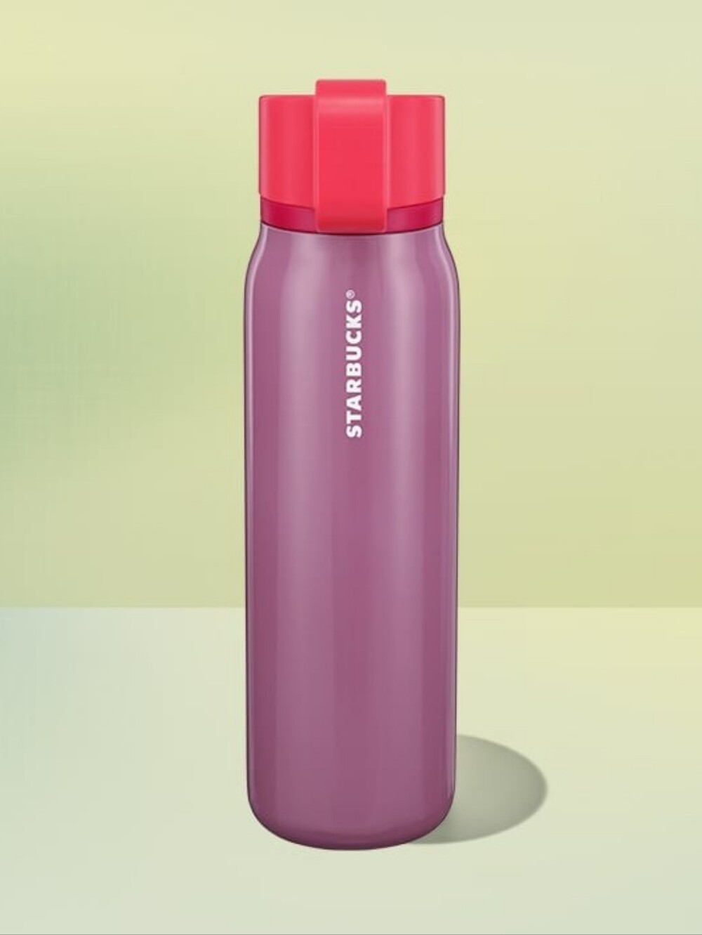 Starbucks 2025 Spring Plum Pink Coral Insulated Metal Water Bottle